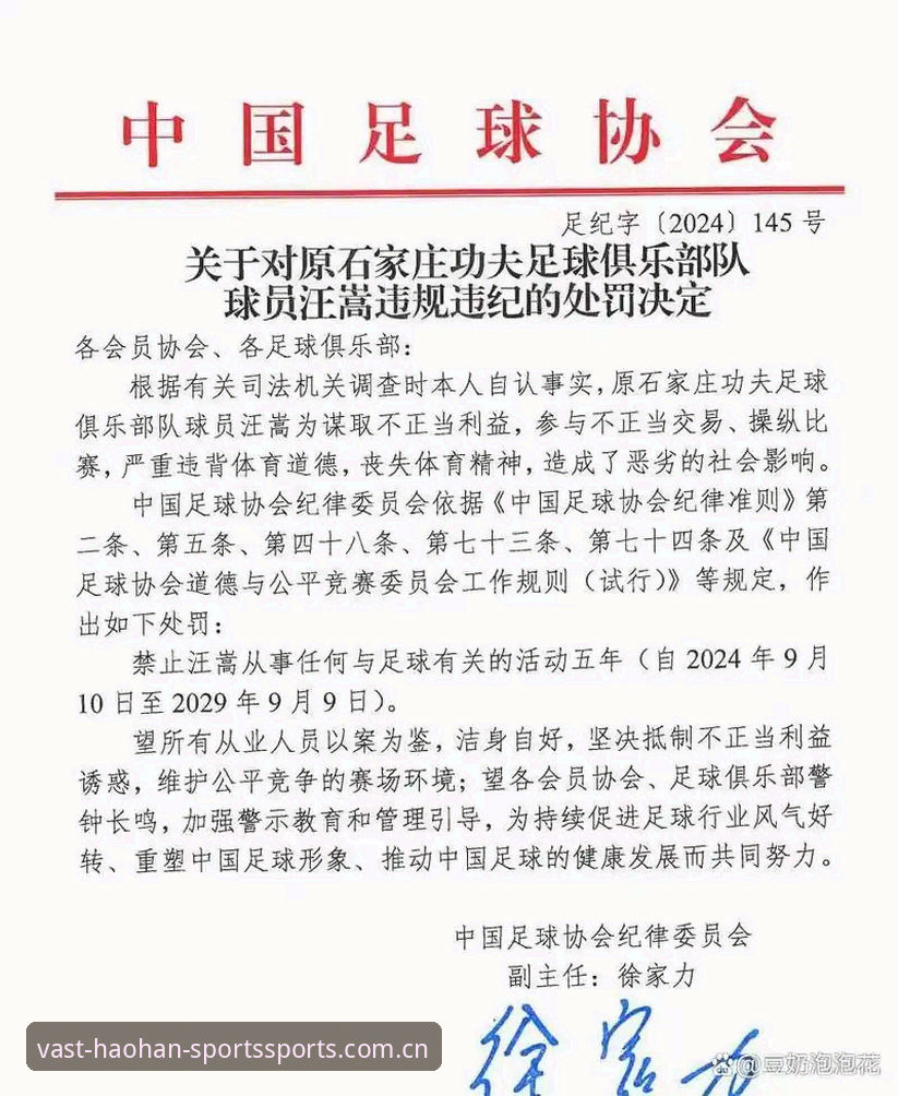 浩瀚体育使用教程 中国足球反腐风暴持续:第三批禁足名单最新动态,65人受罚引发行业震动
